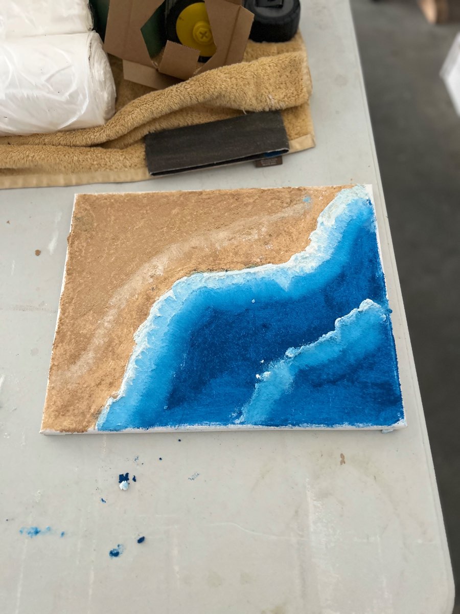 Abstract Acrylic Painting