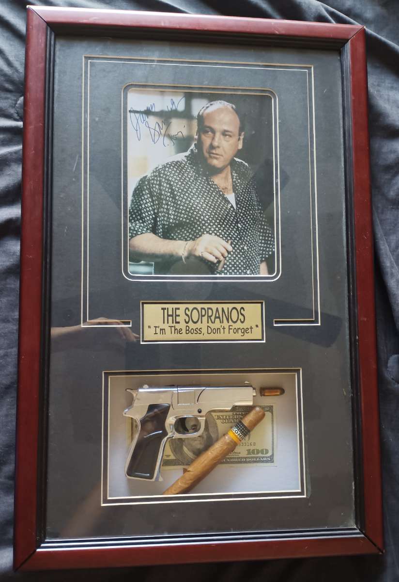 The Sopranos Memorabilia Display