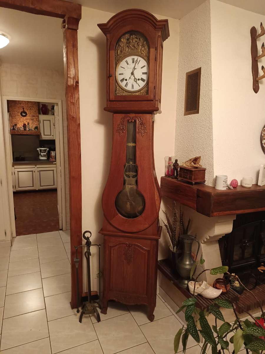 19th Century Grandfather Clock by Nicolas Zehri...