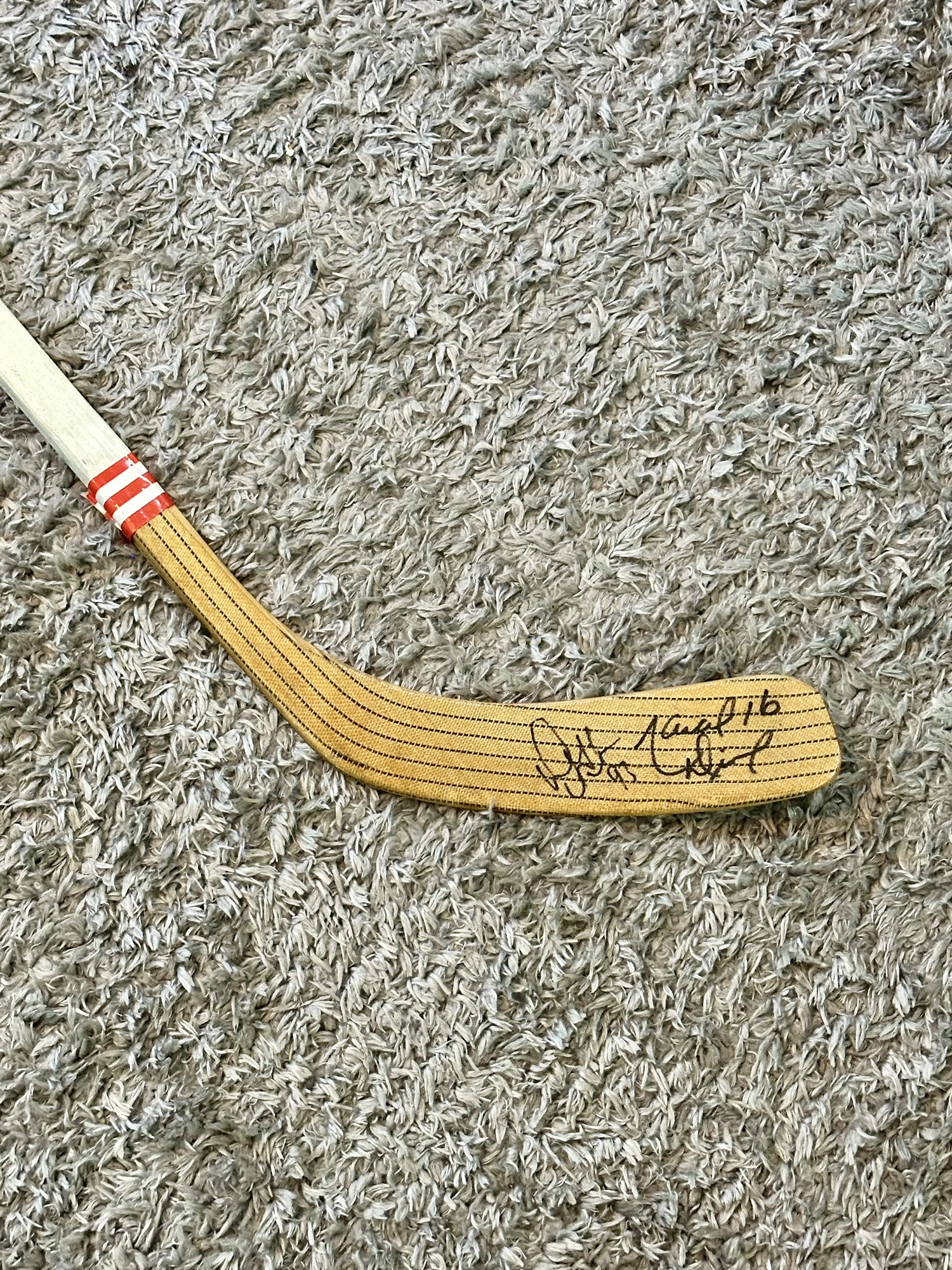 Antique Hockey Stick by Bobby Hull