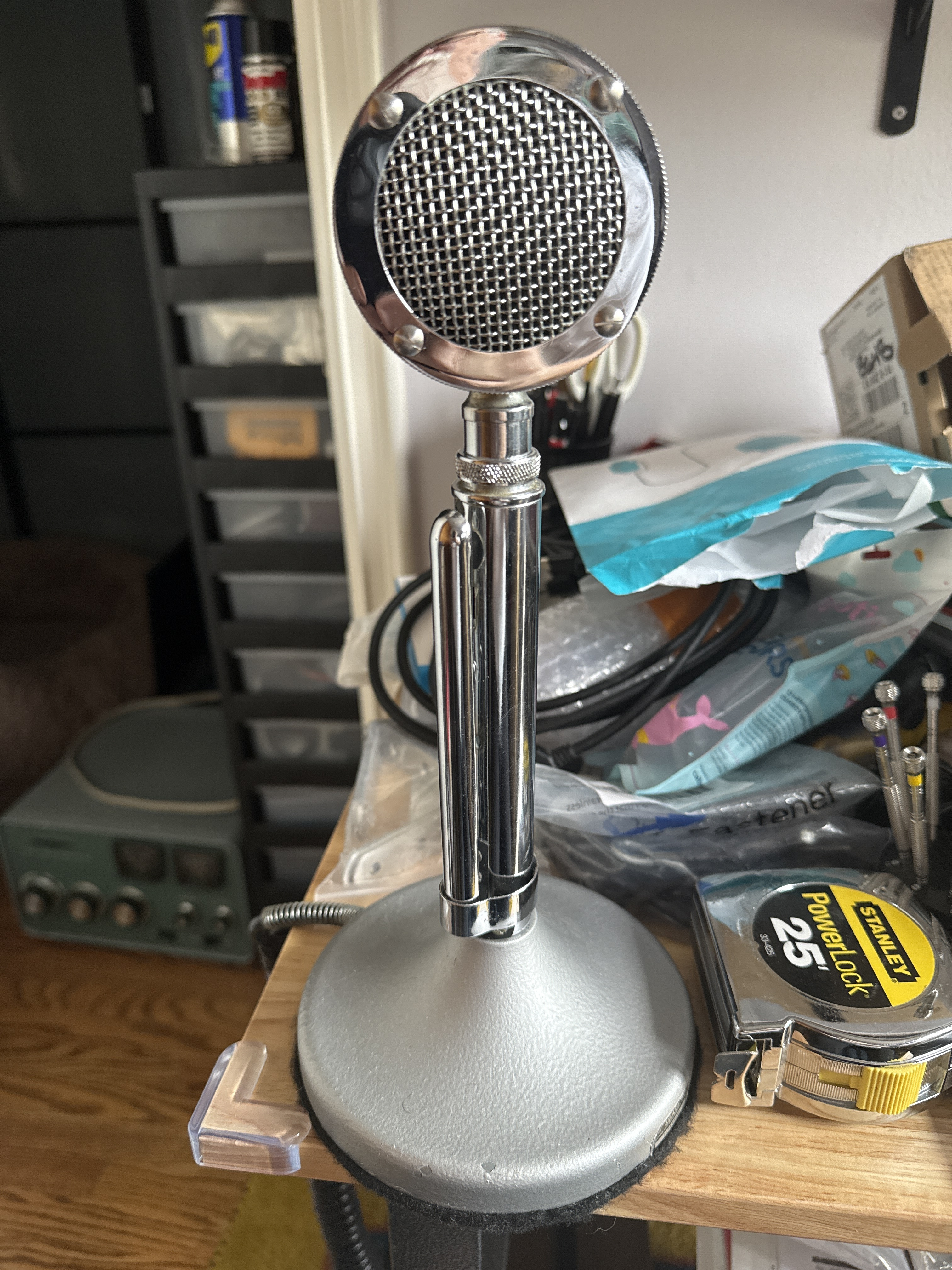 Astatic Microphone & Base