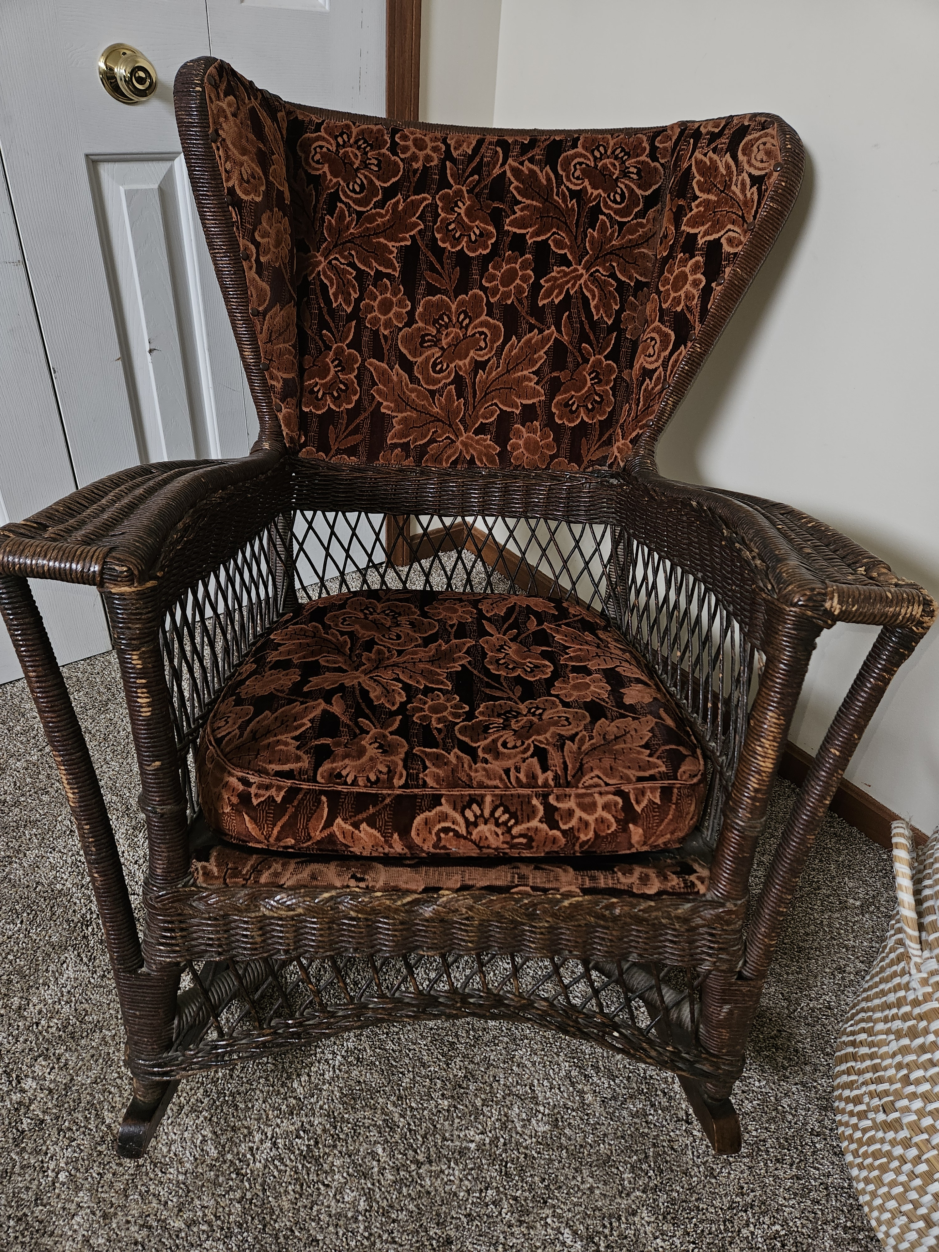 Victorian Wicker Rocker