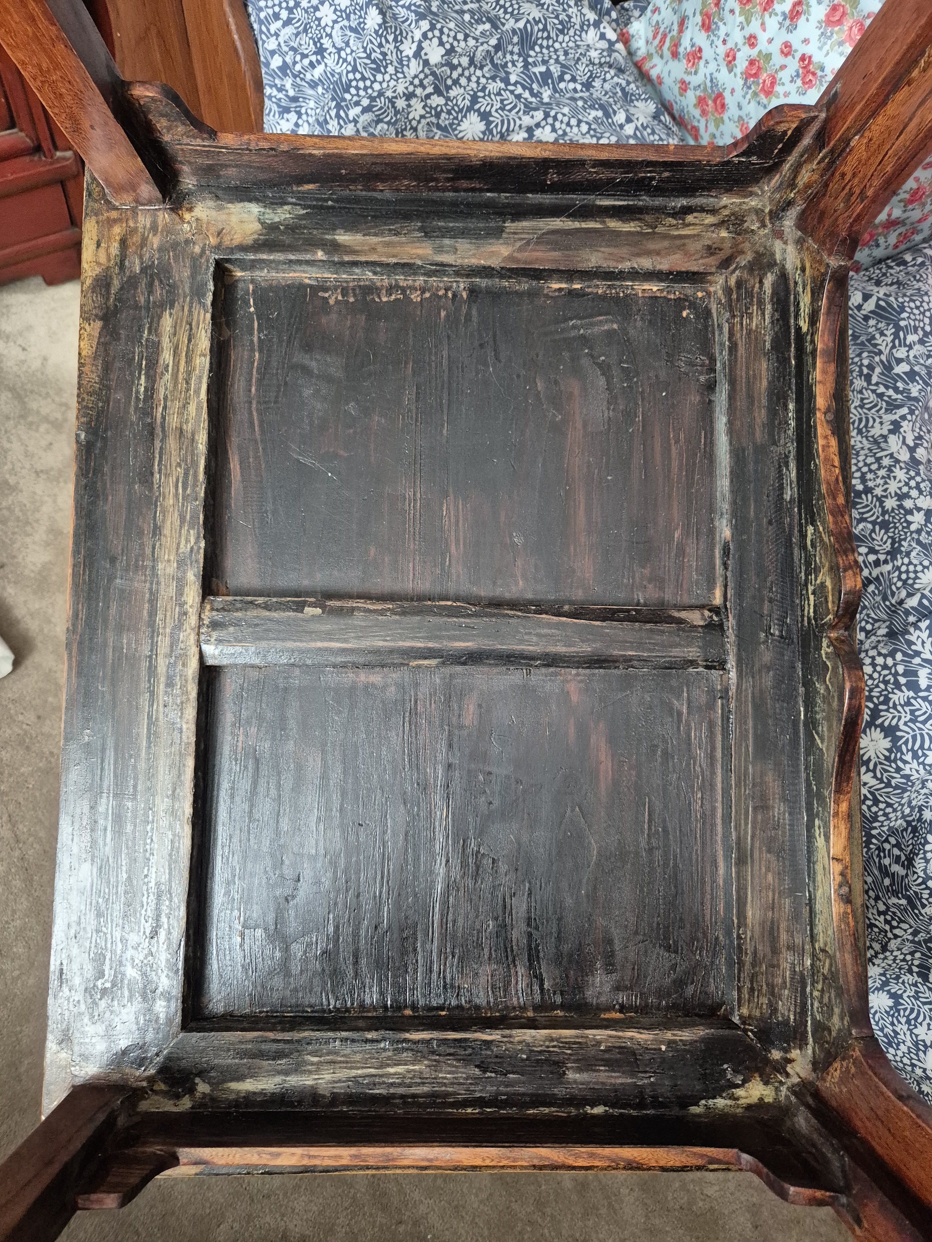 Pair of Antique Chinese "Official’s Hat" Scholar Chairs