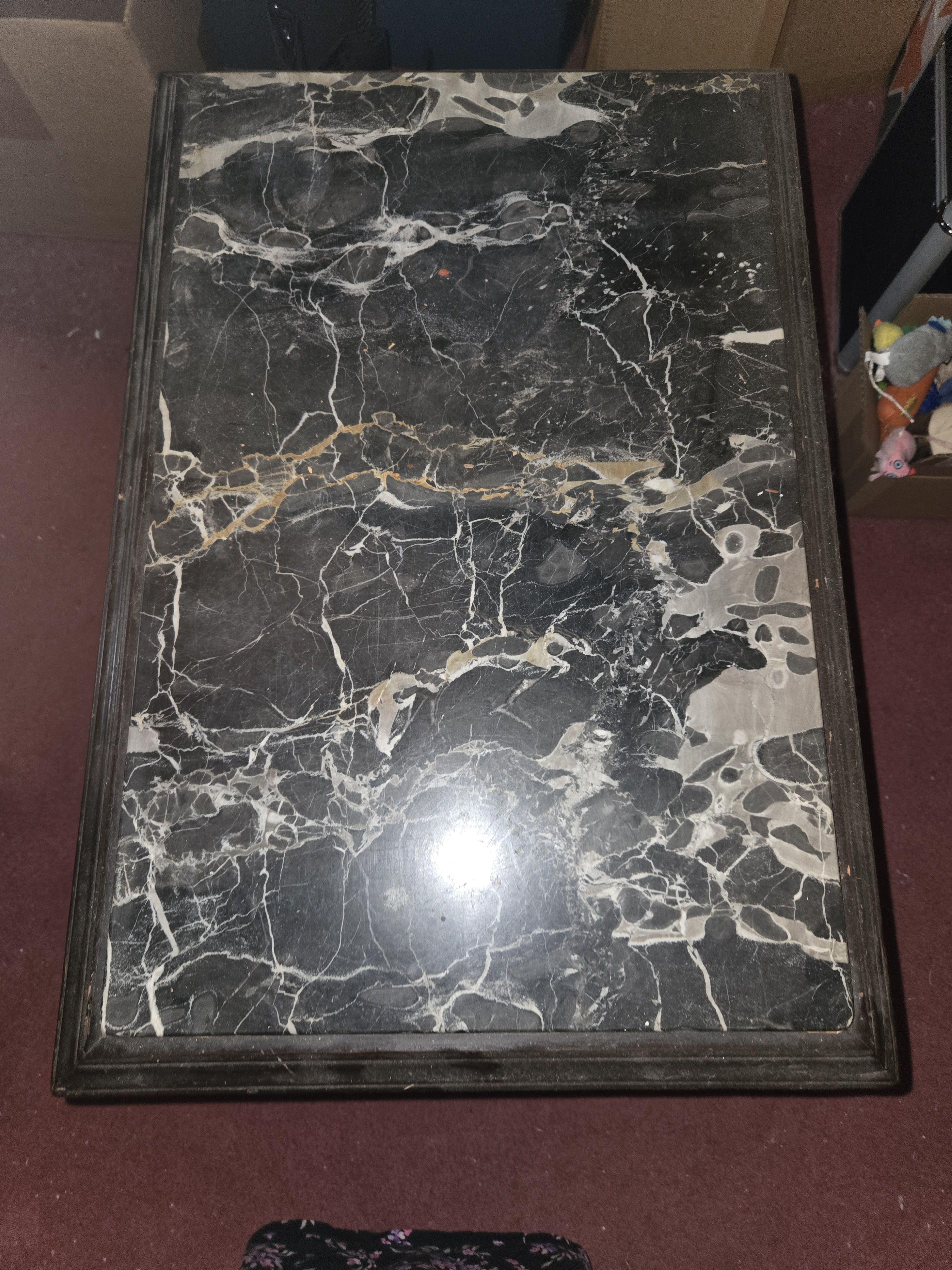 19th Century Marble-Top Table