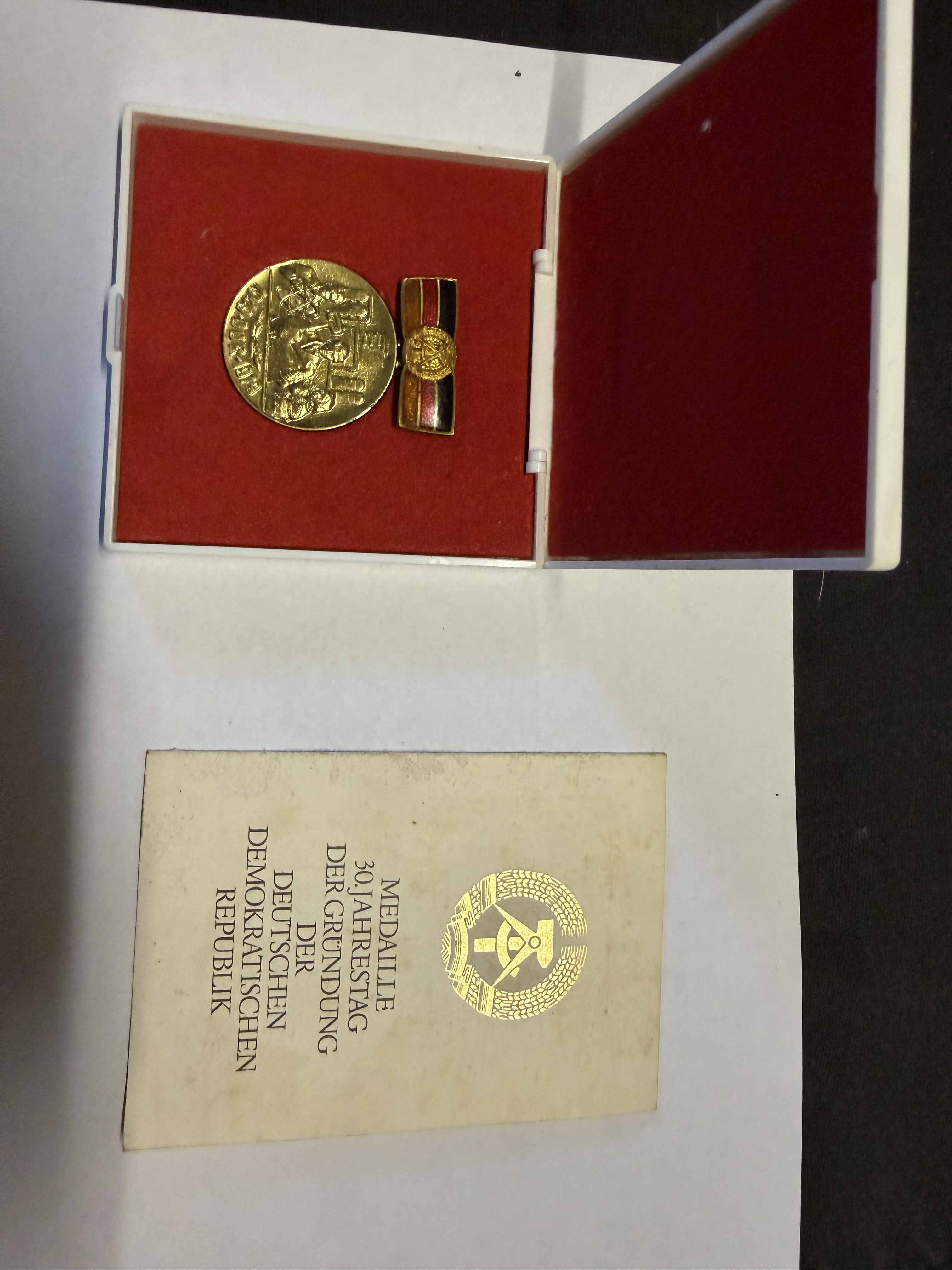 Commemorative Medal for the 30th Anniversary of the GDR