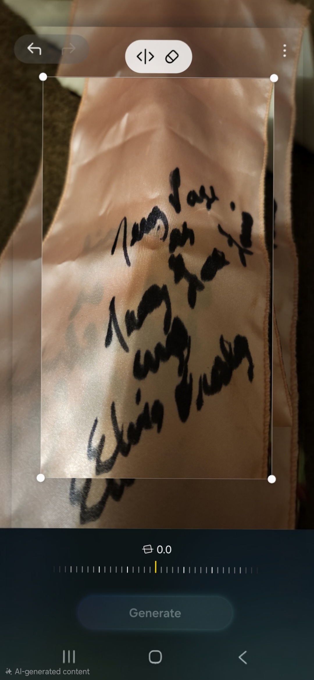 Mary J. Blige Signed Scarf