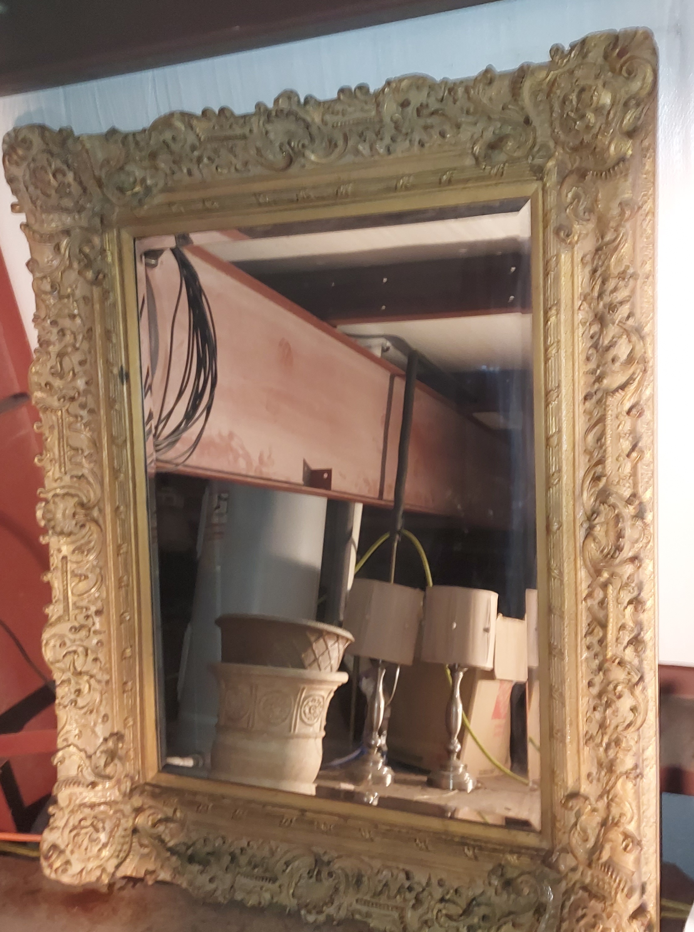 Large Baroque Mirror by Franklin Picture Company