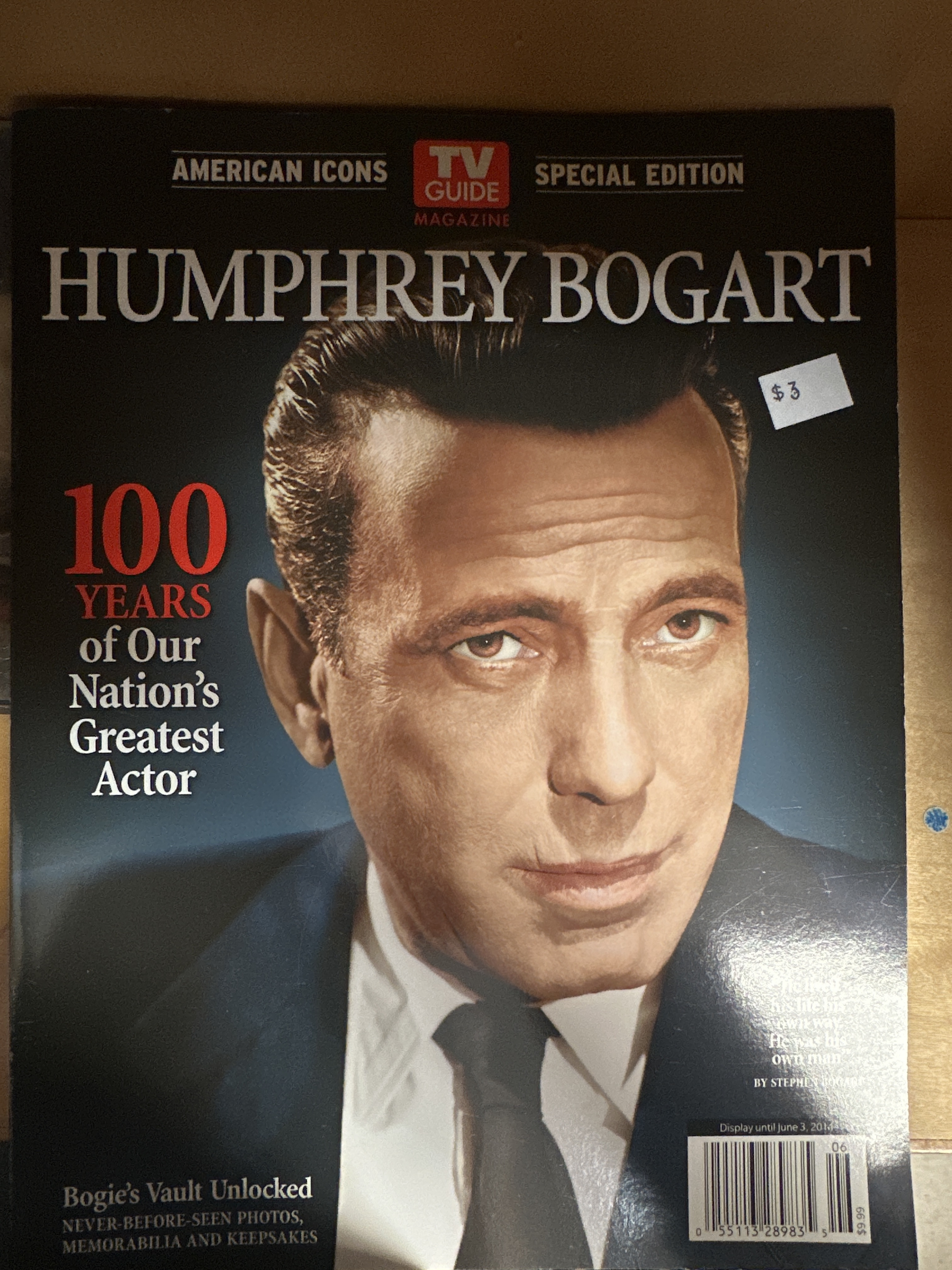 TV guide magazine Humphrey Bogart special edition 2014