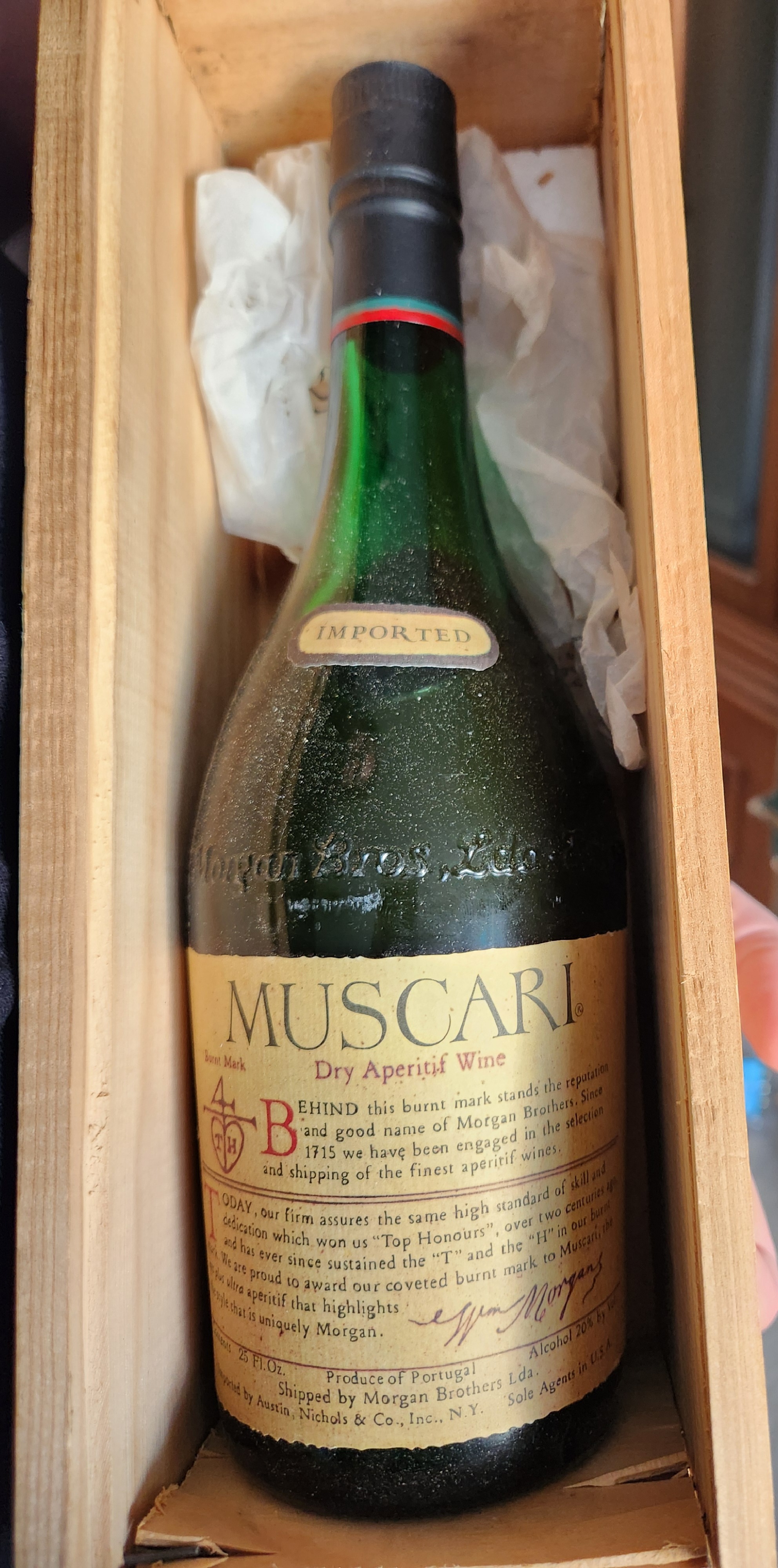 Muscari Dry Aperitif Wine by Morgan Brothers Ltd.