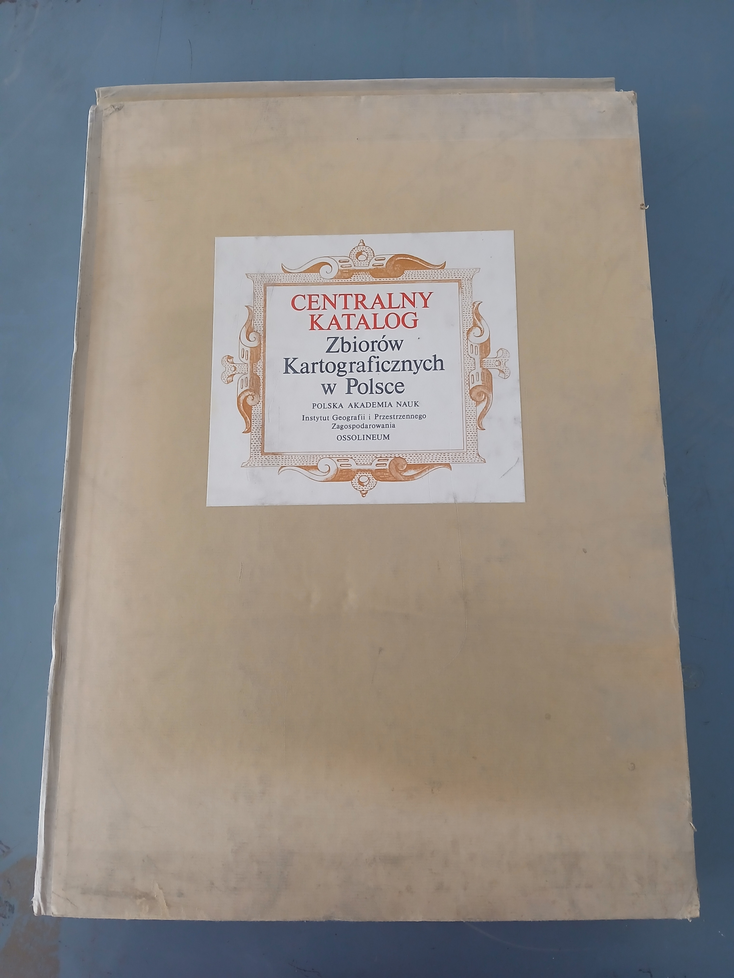 Centralny katalog zbiorow kartograficznych w polsce zeszyt 5 cz 2 ilustracje 1982