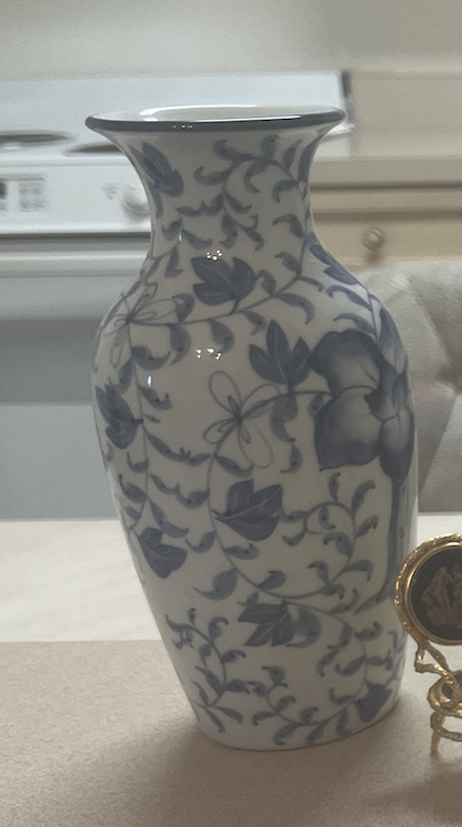 Blue and White Porcelain Vase by Jingdezhen (likely)