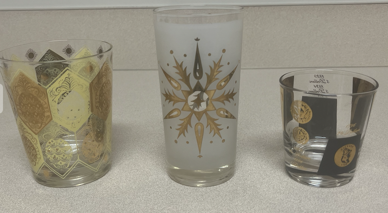Mid-Century Glassware Set