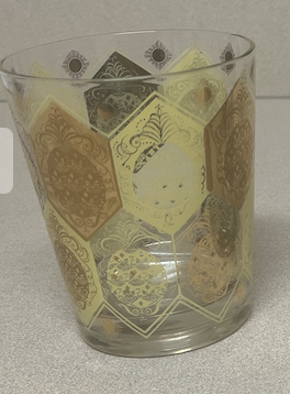 Vintage Decorative Glass Tumbler