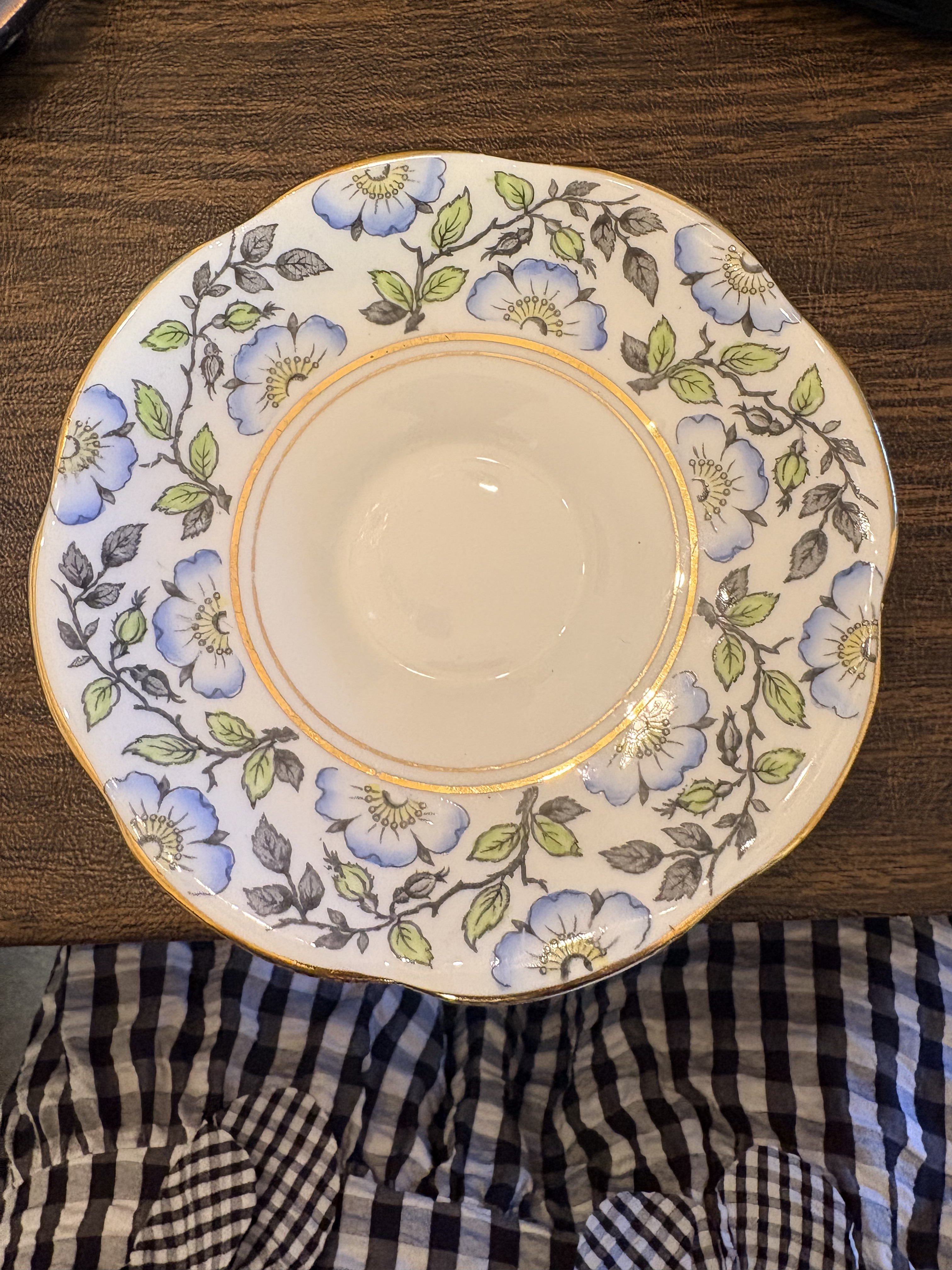 Floral Porcelain Plate by Schumann