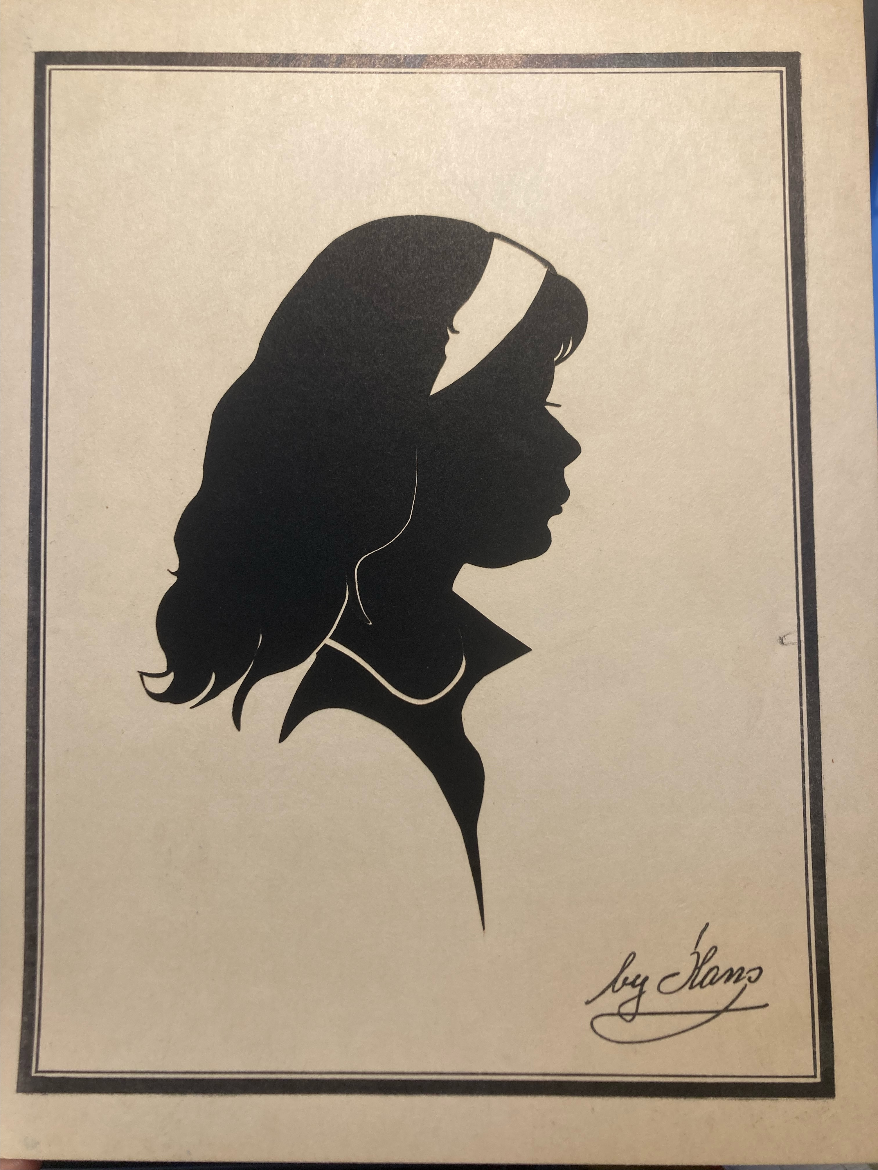 Antique Hans Klesper Silhouette