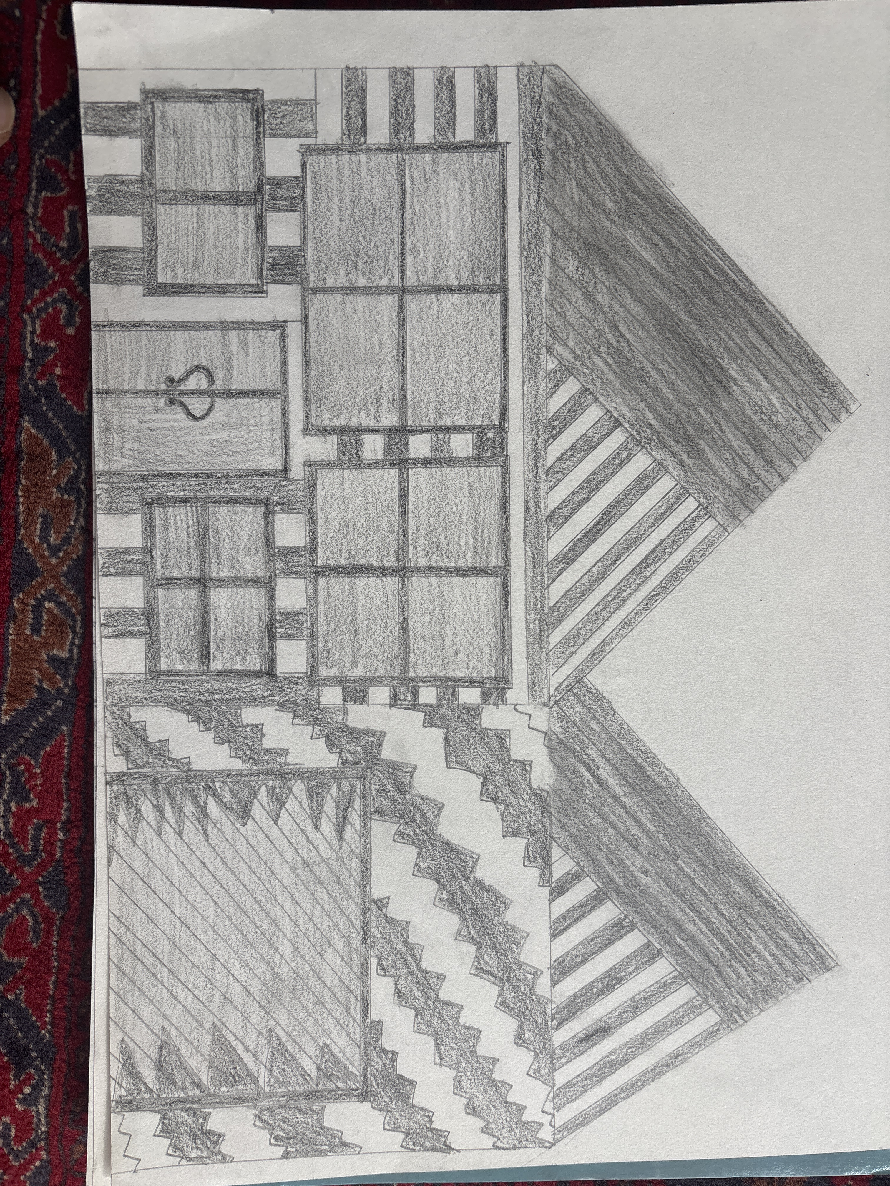 Architectural Structure Drawing