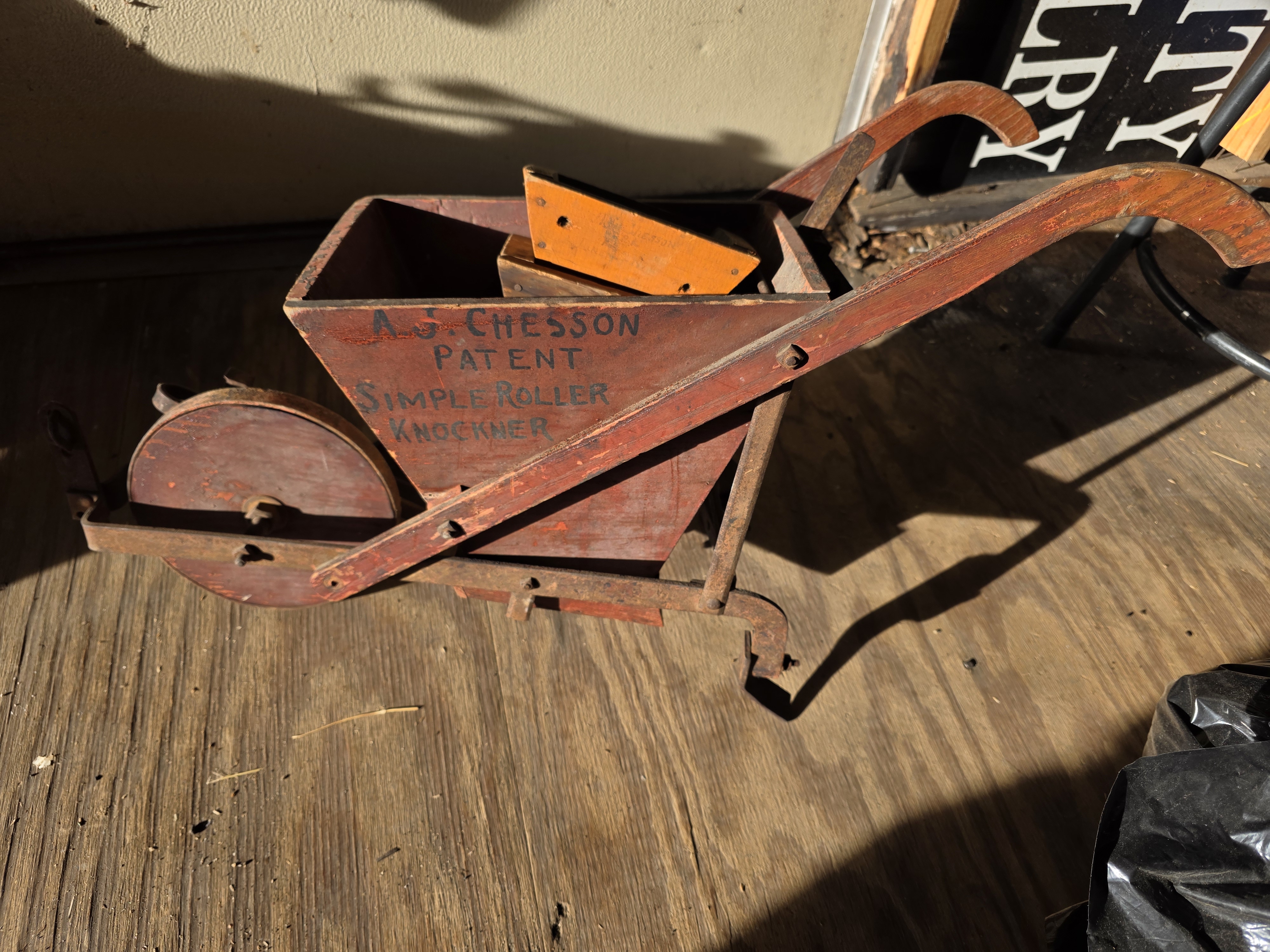 Prototype Seed Spreader by A.J. Chesson