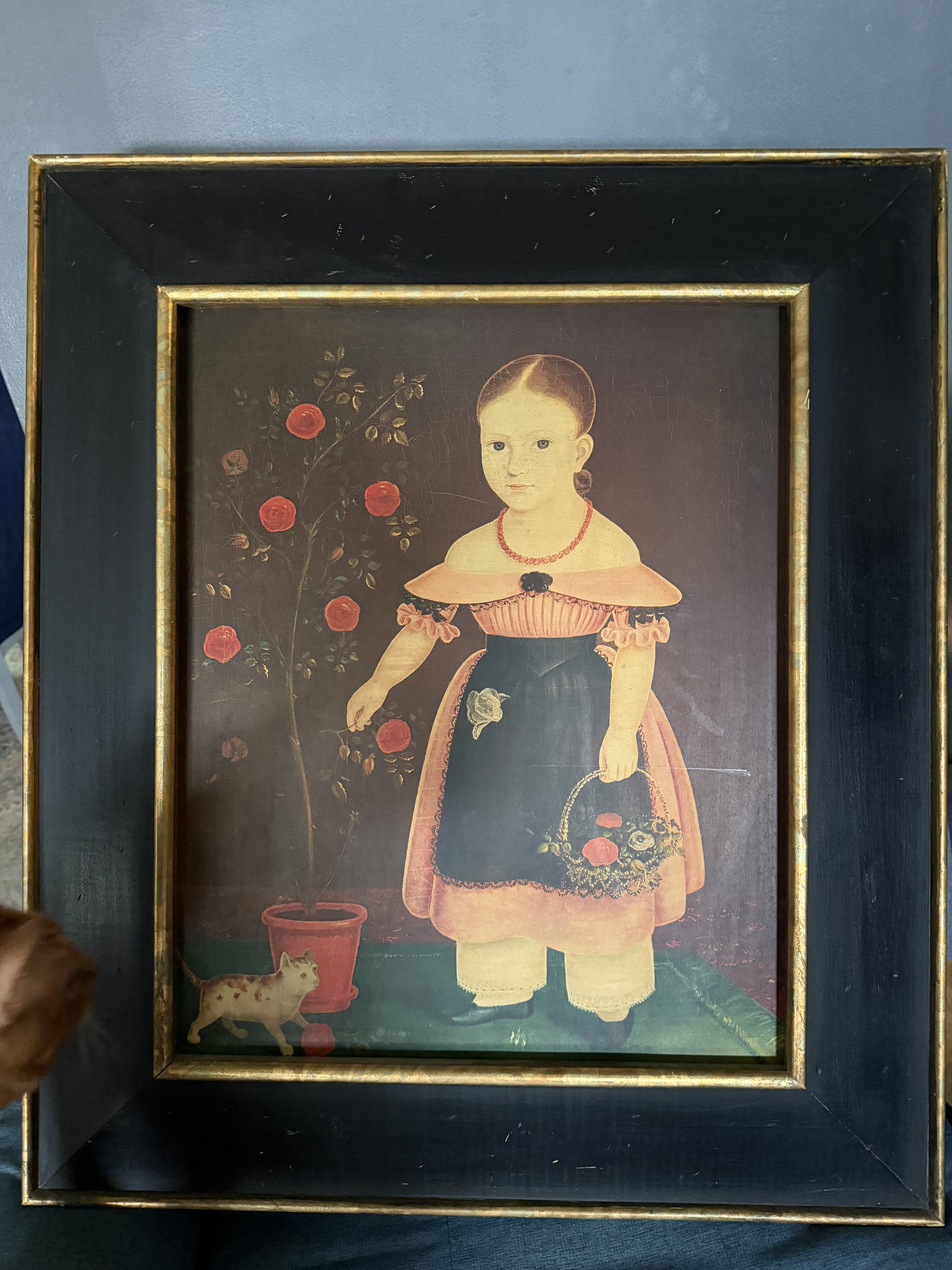 Little girl in Lavender by John Bradley 