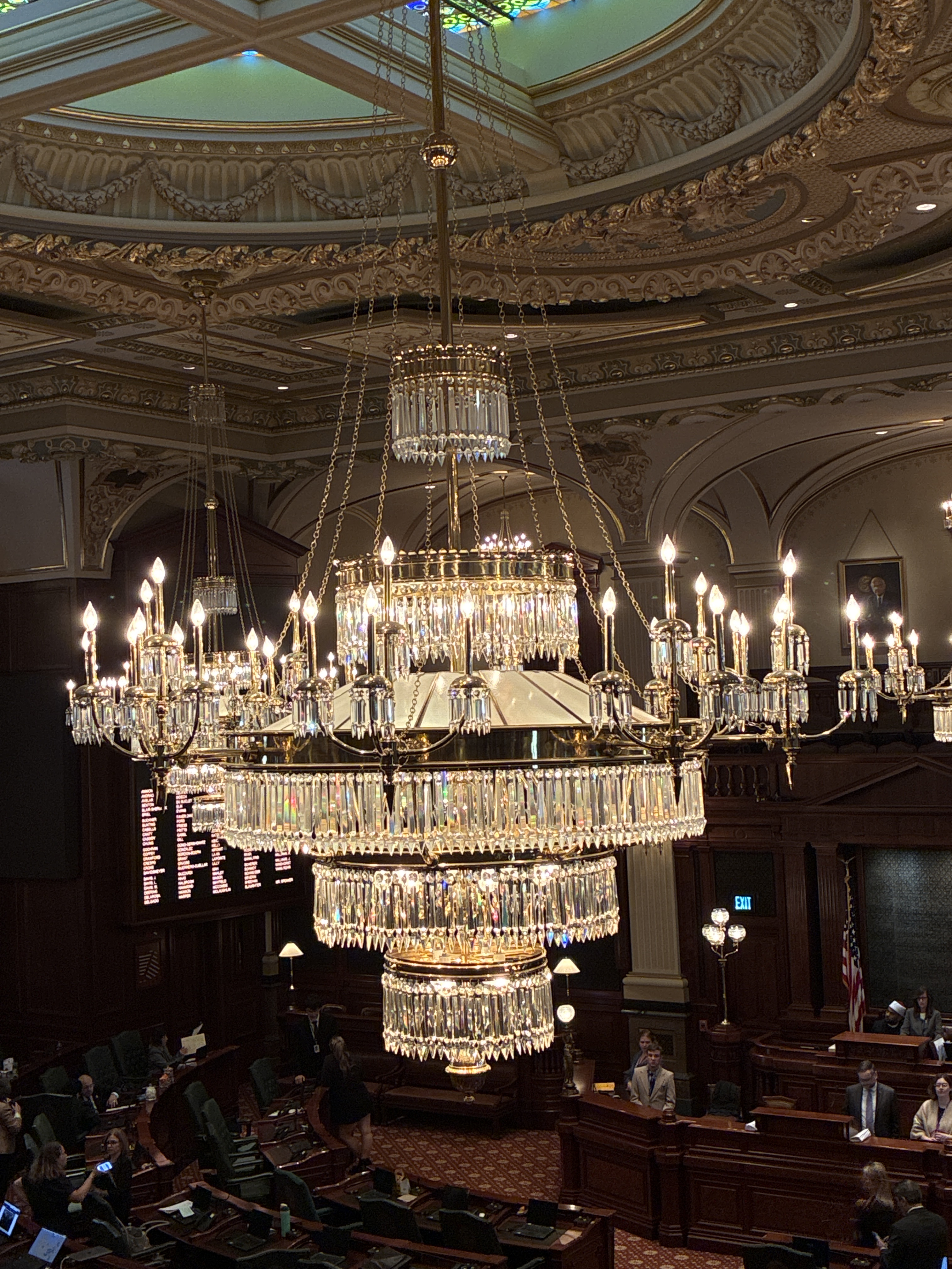Grand Crystal Chandelier