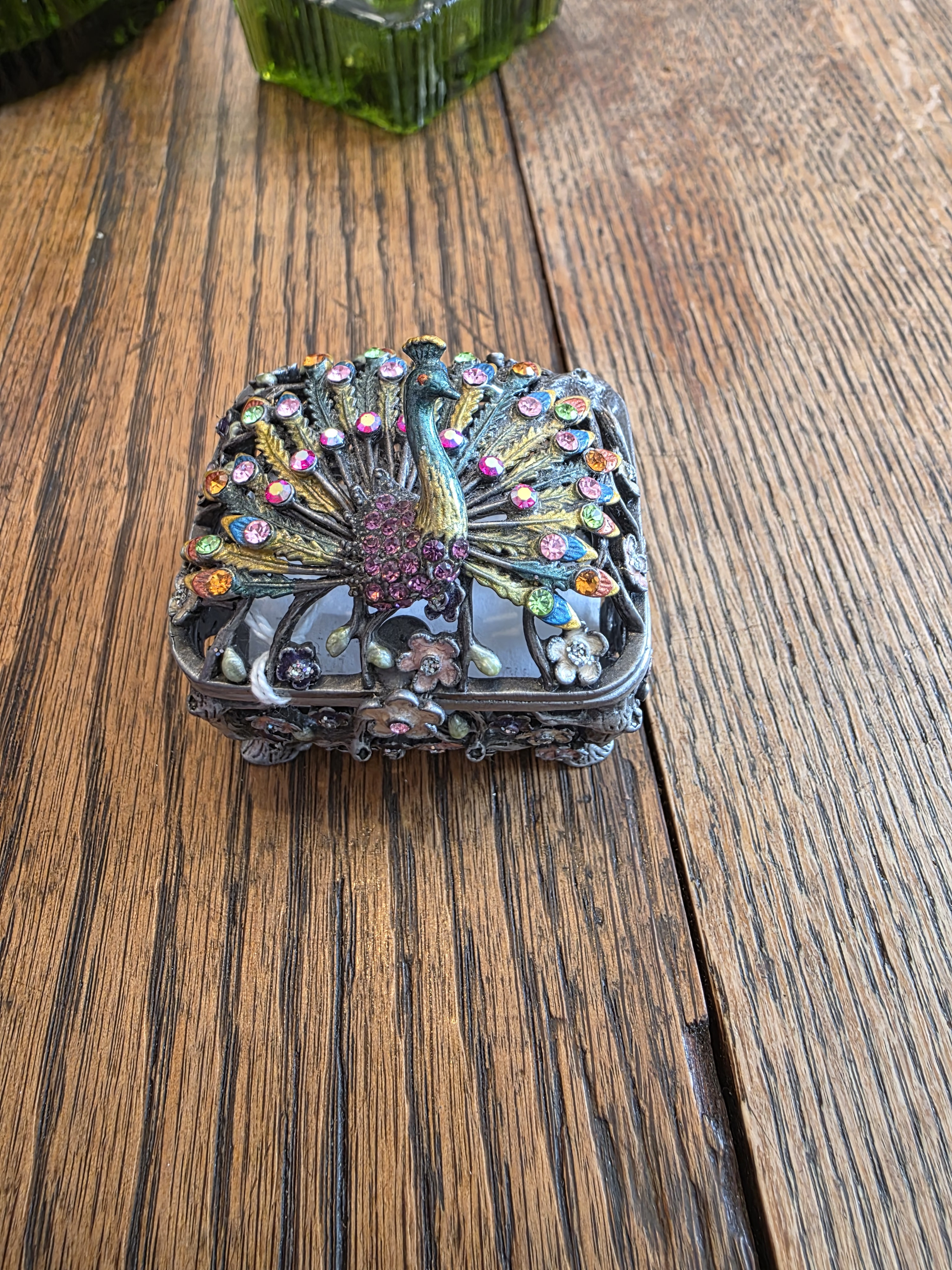 Peacock Hinged Box