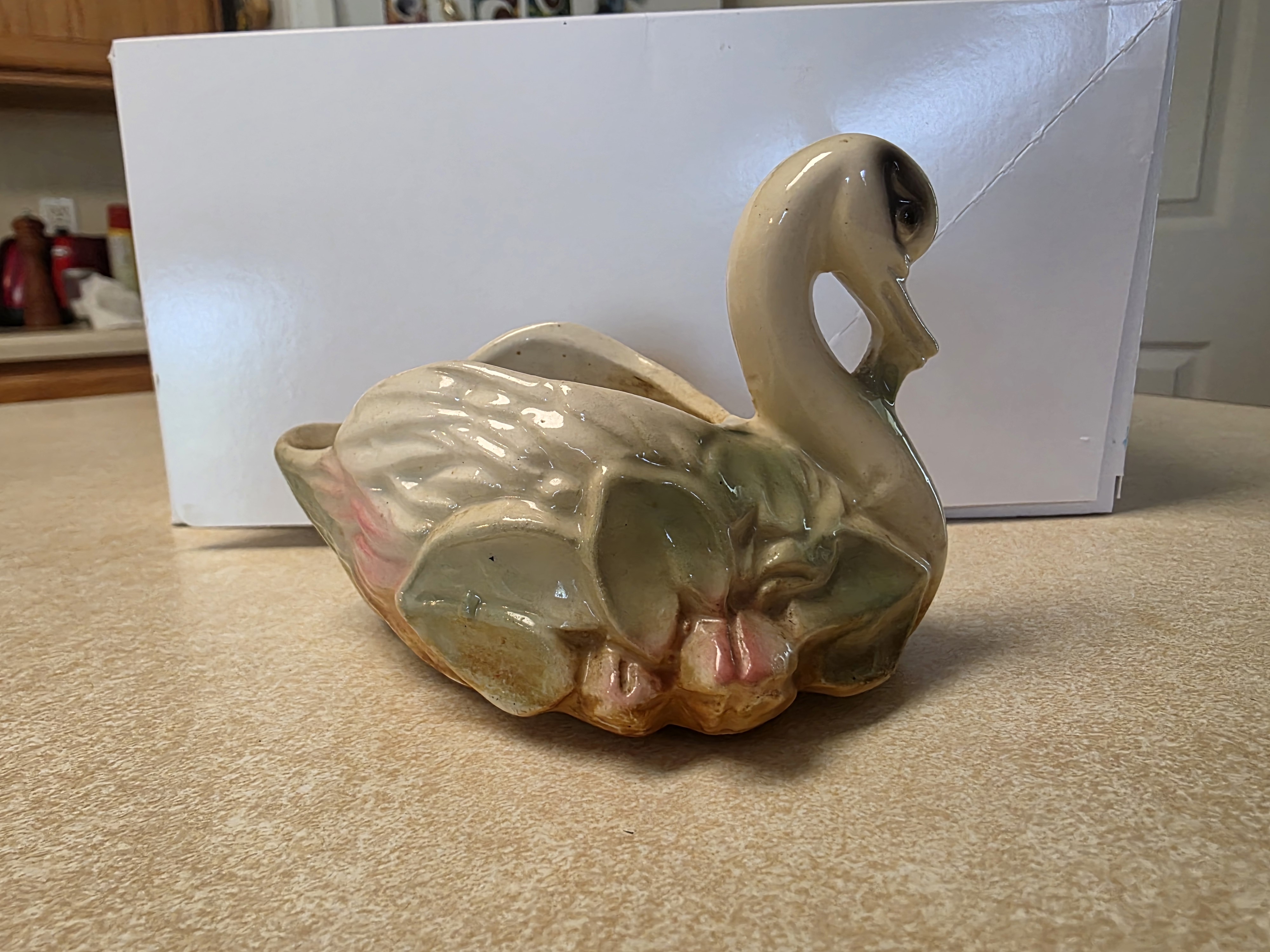 Antique Swan Planter by McCoy Pottery