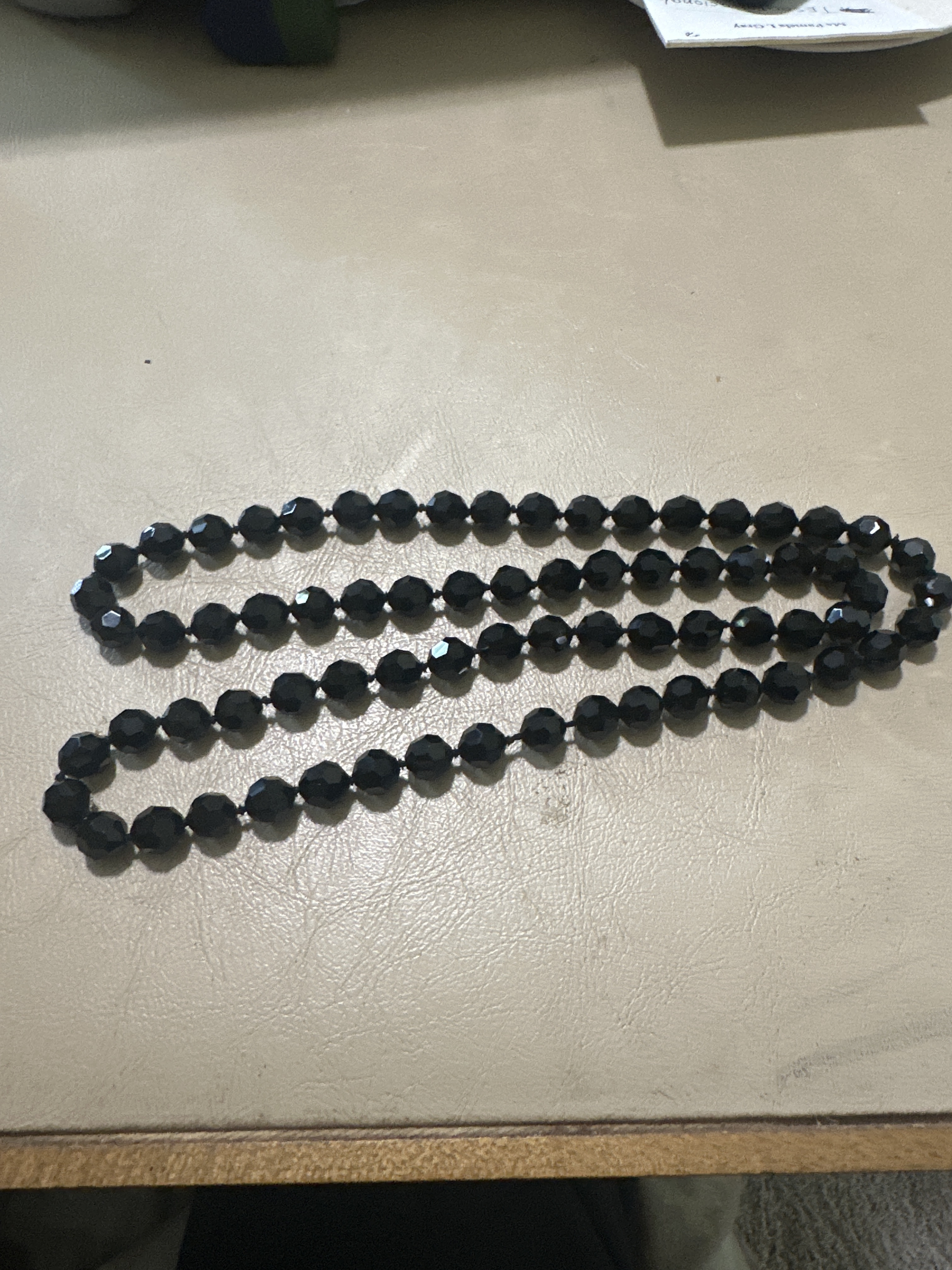 Black Pearl Necklace