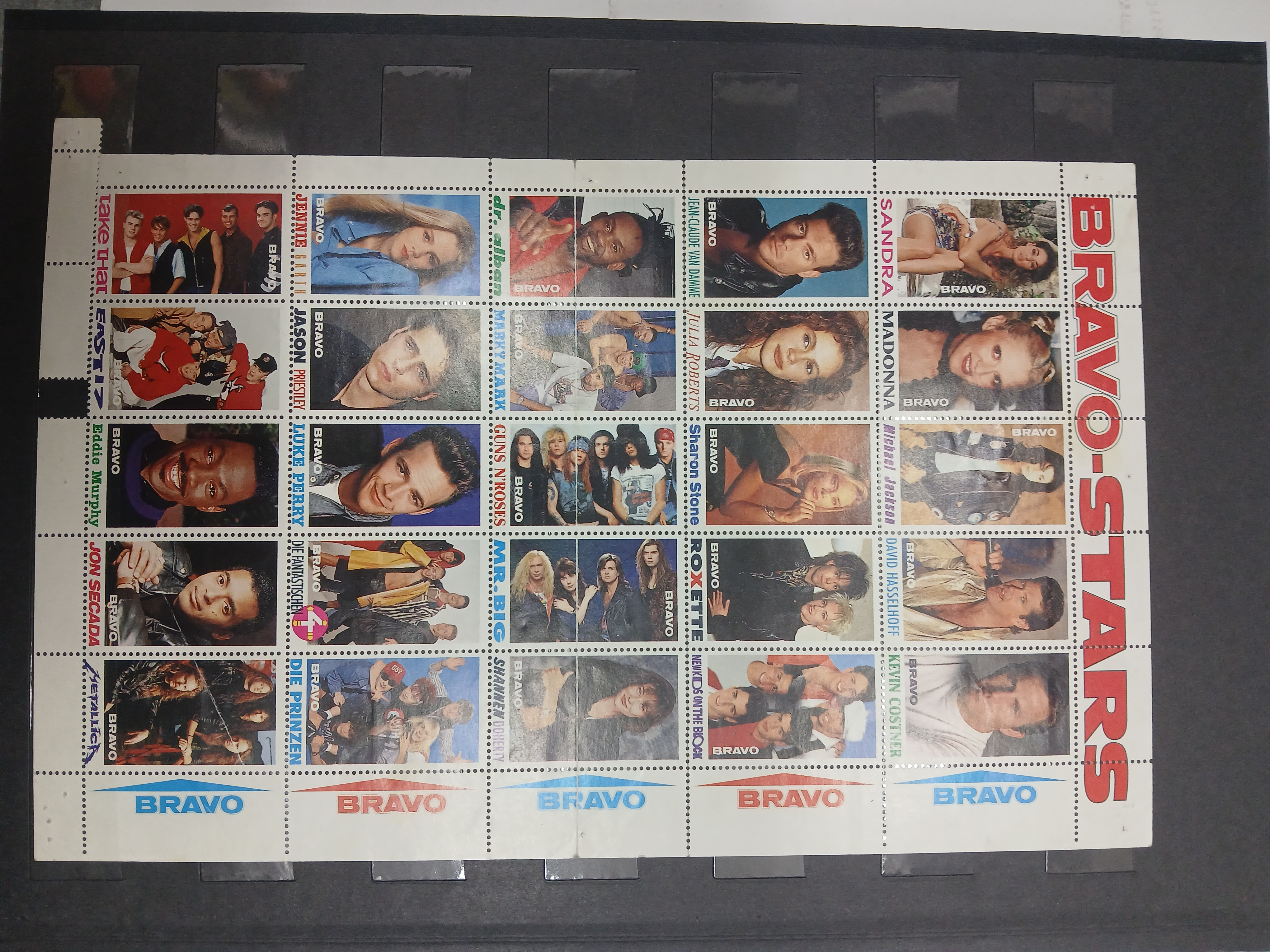 Bravo Stars Stamp Sheet by Not Applicable