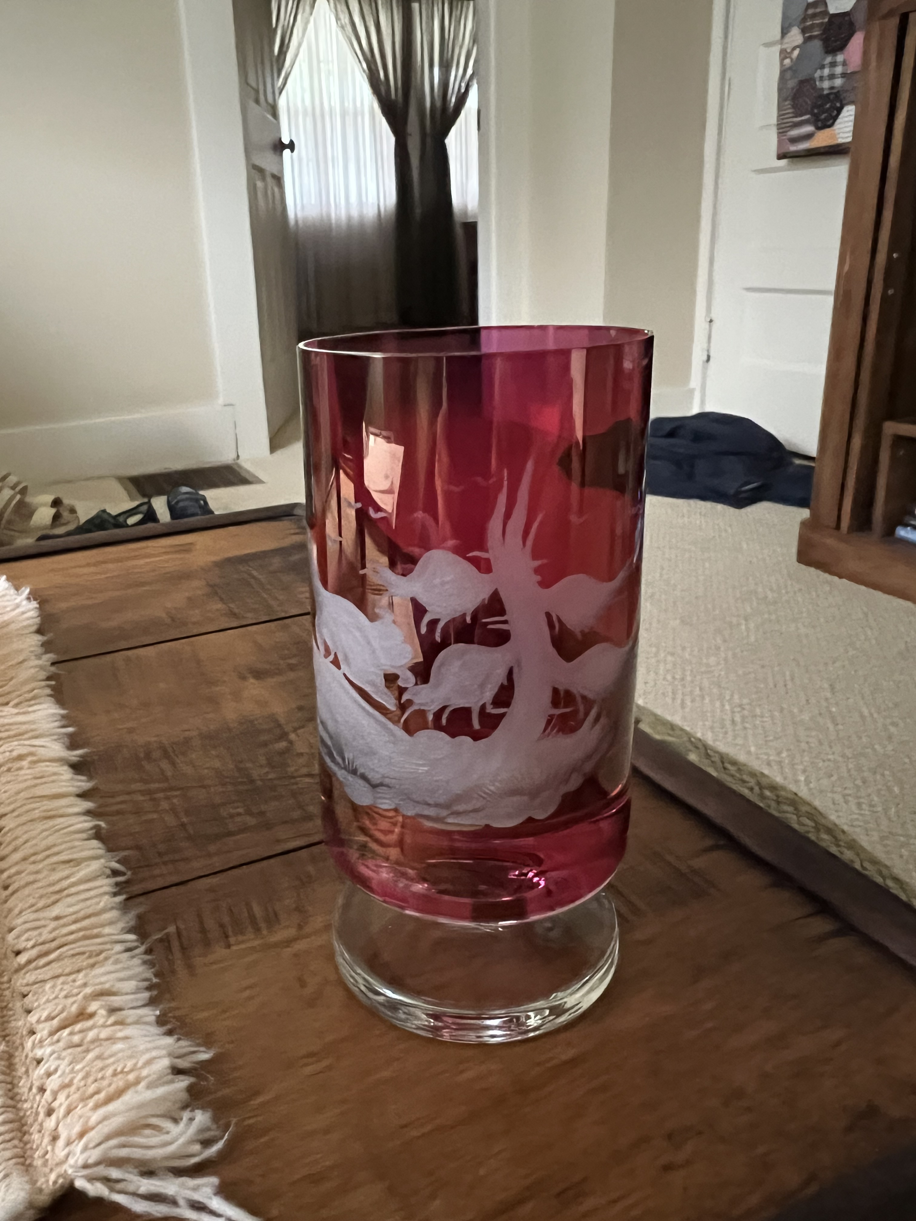 Antique Glass Vase by EIS