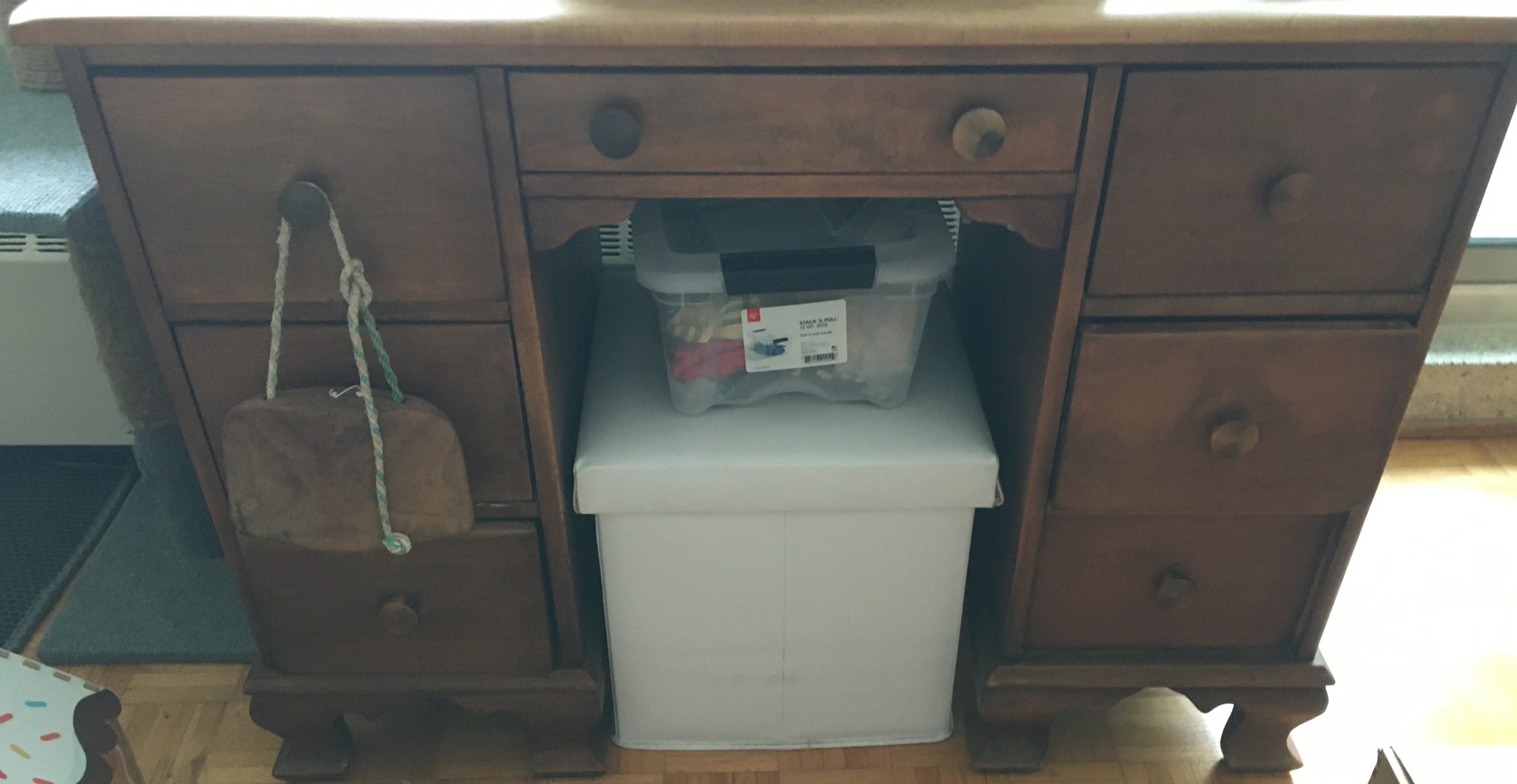 Double Pedestal Maple Desk