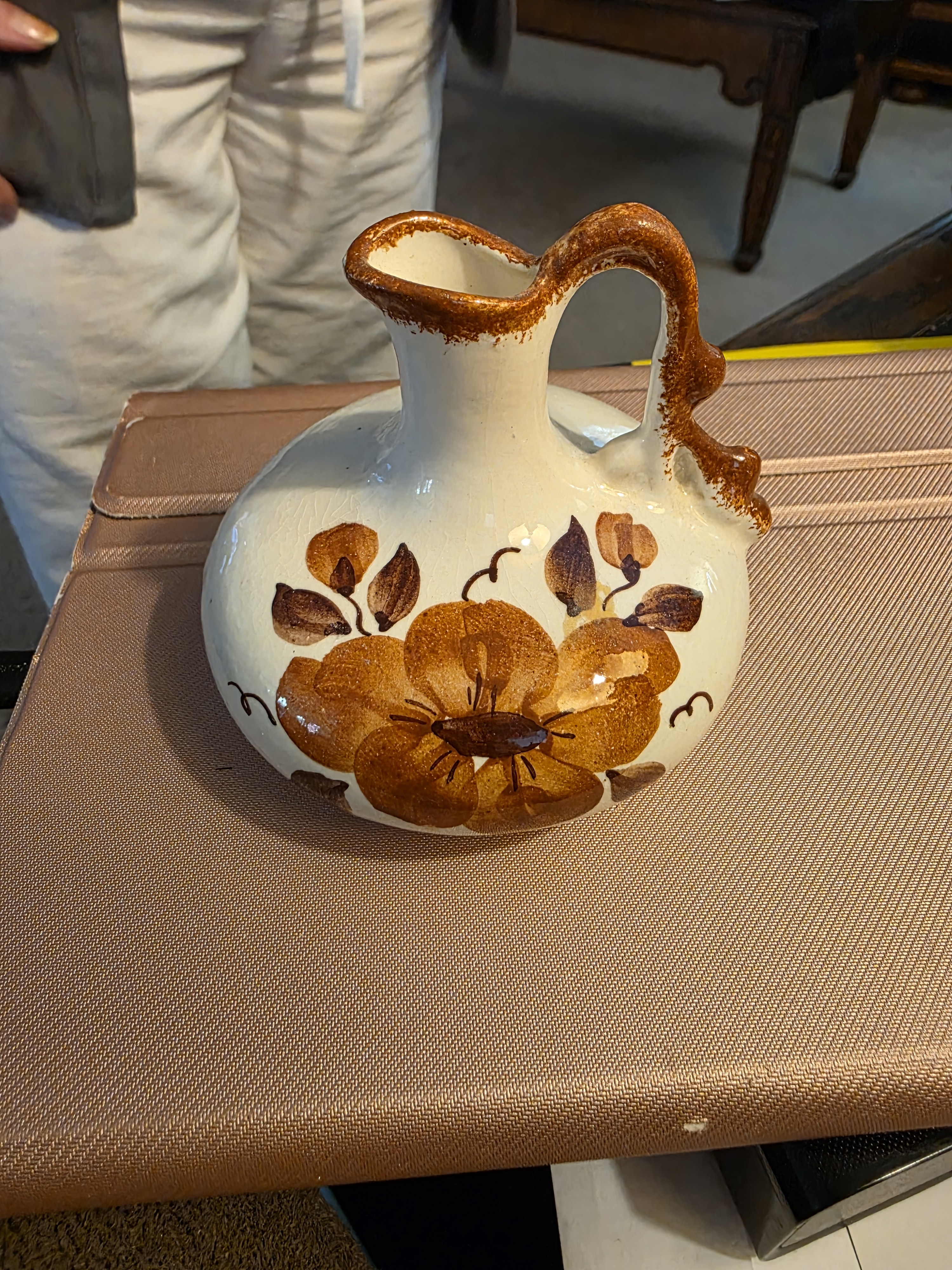 Cash Family Handpainted Pitcher