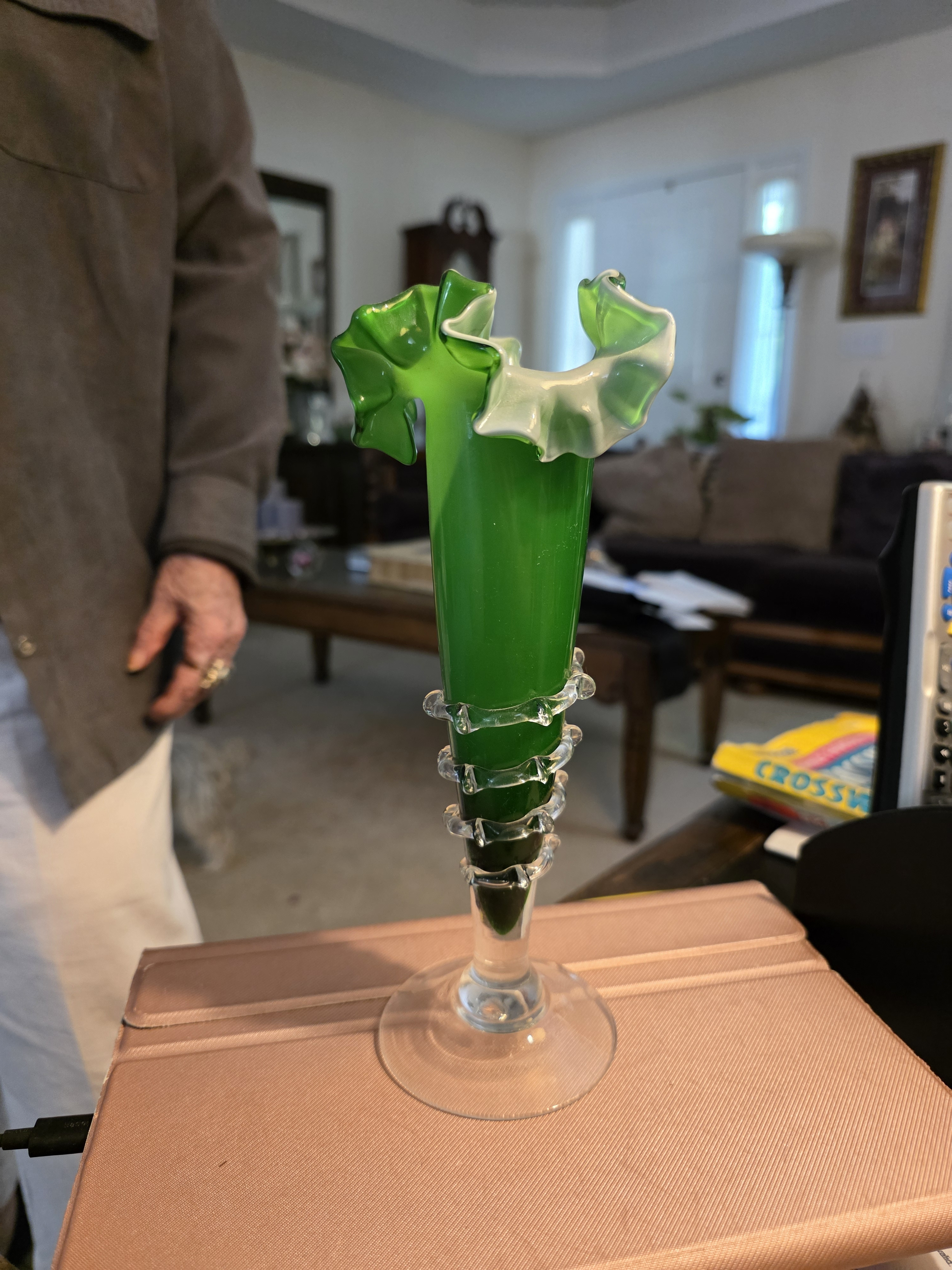 Murano Art Glass Vase by Murano Glass