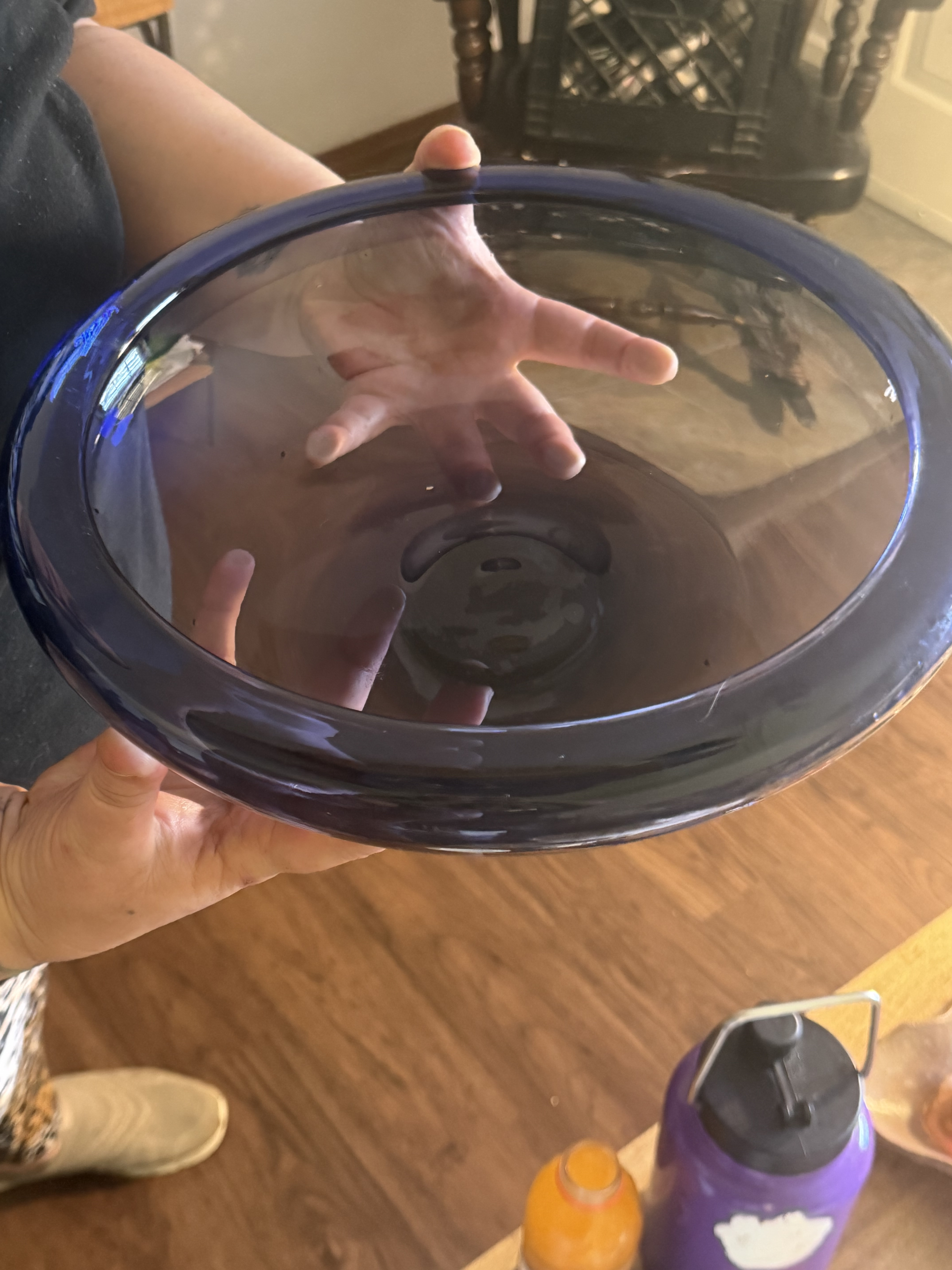 Cobalt Blue Glass Bowl