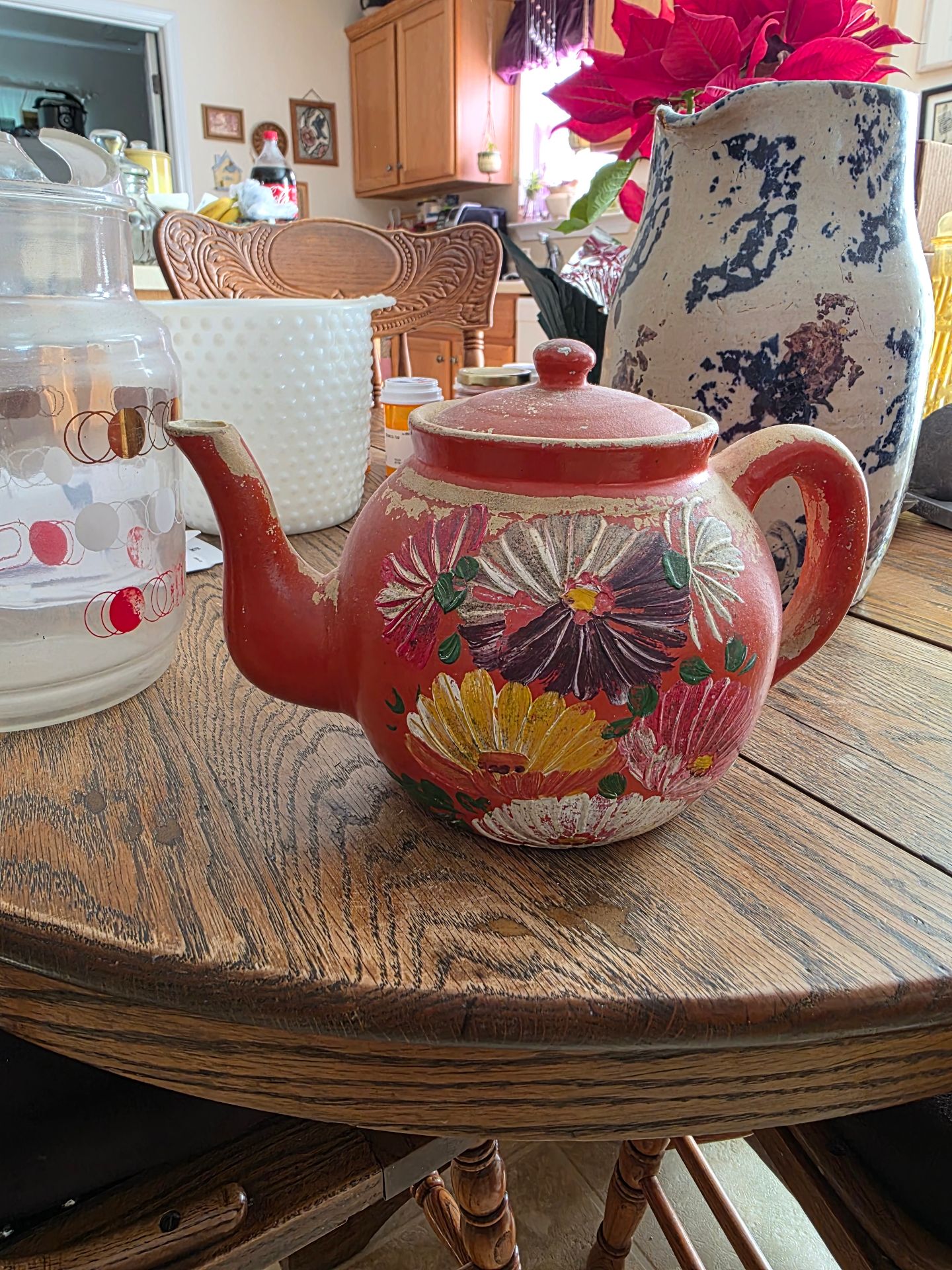 Ransburg Hand-Painted Teapot