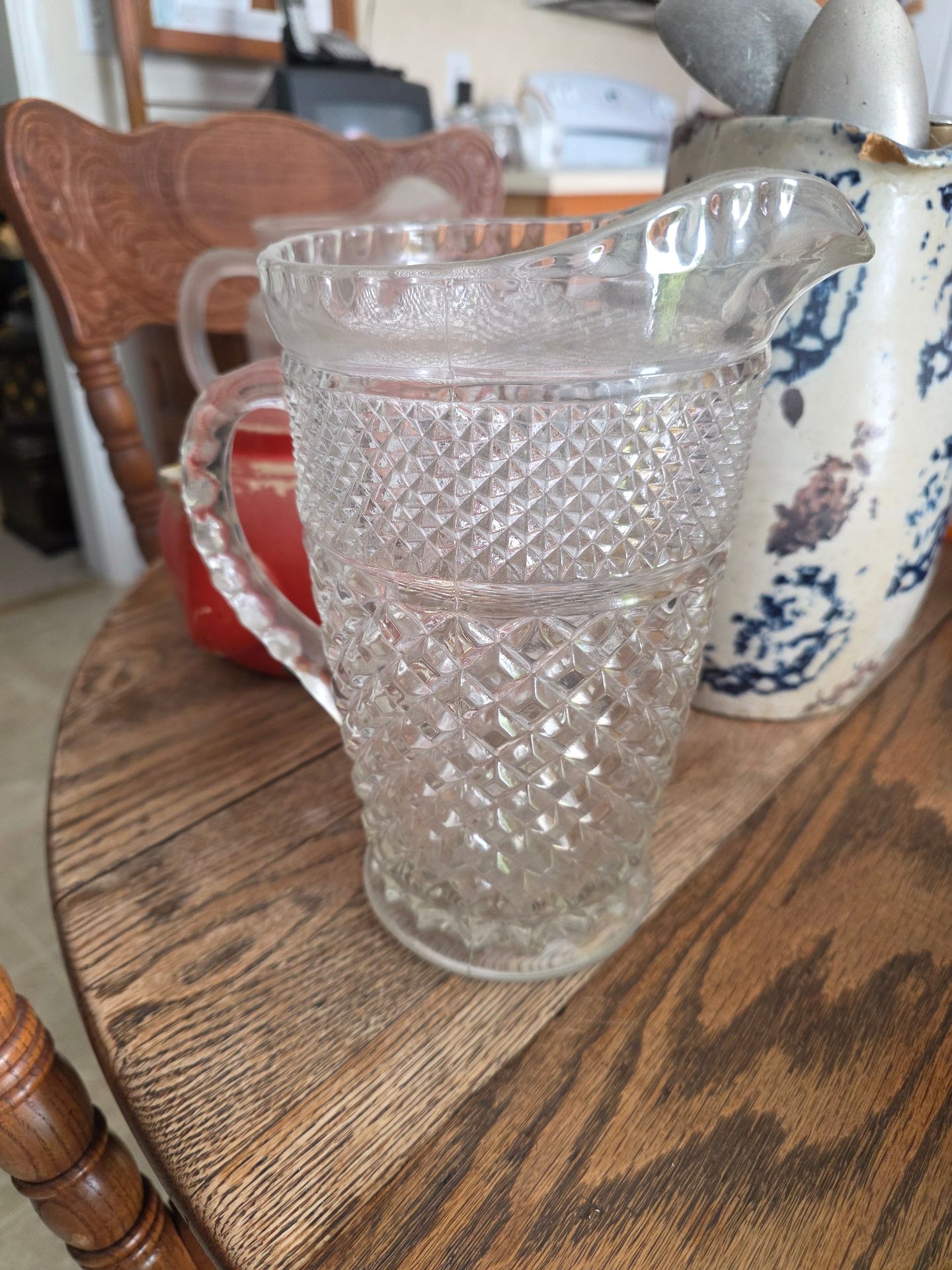 Cut Glass Pitcher