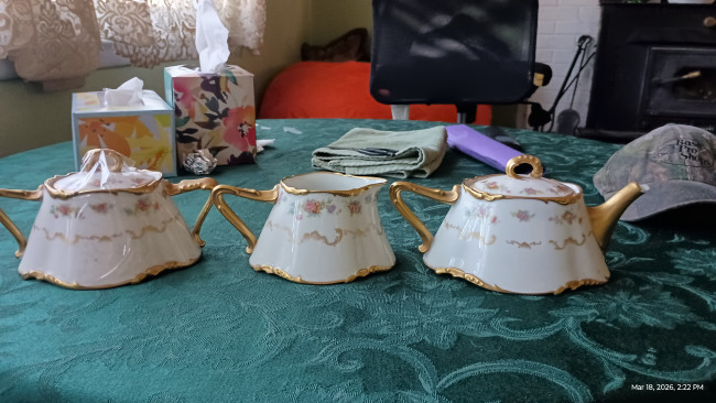 Tea Set JPL France J Pouyat Limoges Wanamaker's