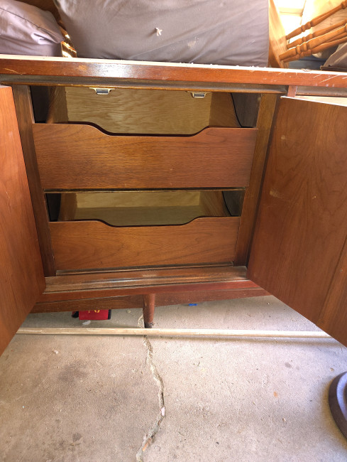 Vintage Bassett Furniture Lowboy Dresser