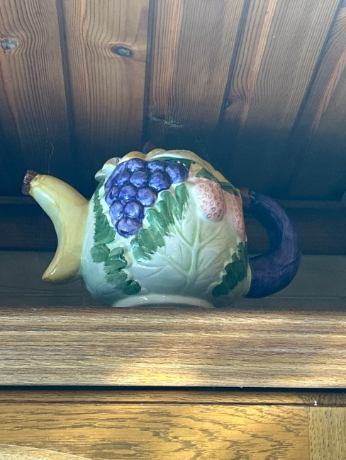 McCoy Fruit Teapot by McCoy Pottery