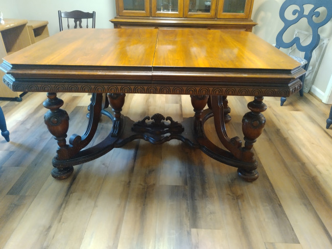 Antique Dining Table by Jefferson Wood Working Co.