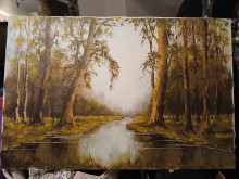Nature oil painting