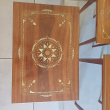 Wooden Inlaid Coffee Tables — appraisal value $300–$500