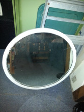 Front of mirror