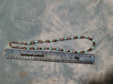 Hematite and jade necklace