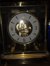 VTG Brass LeCoultre Atmos Prepetual Motion Clock    Mid 1960s
