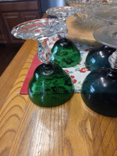 Green Glassware Collection