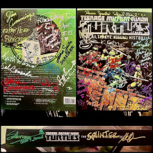One-of-a-Kind TMNT Multi-Generational Voice Actor Signed Book (1987–Present)