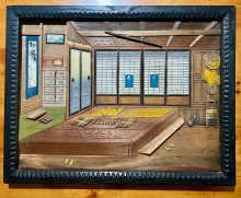 Carved Wooden Pic-Possibly WWII Era