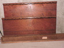 Joerns Brothers Furniture Company Double Bed Solid Wood Frame