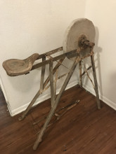 Pedal-Powered Grinding Wheel