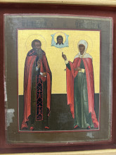 Ss. John and Daria Icon 19th century