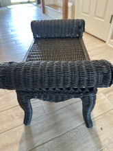 Wicker Ottoman